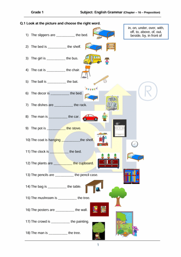 Chapter 16 - Preposition